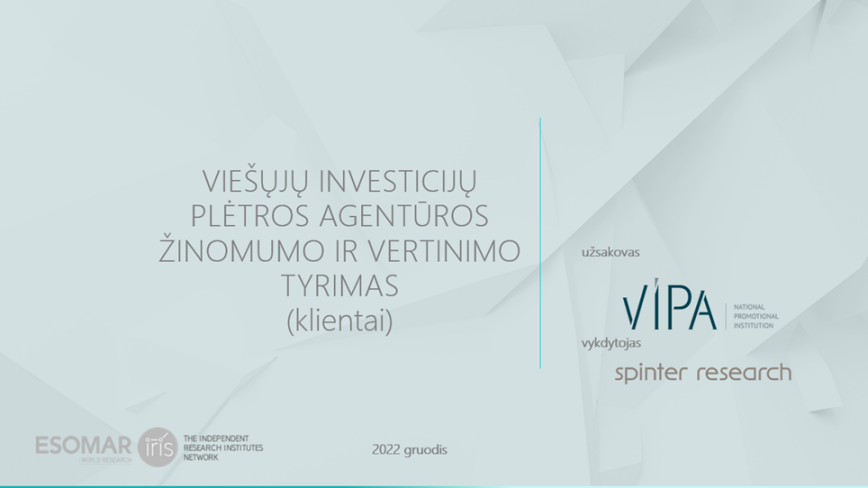 Tyrimo rezultatai: 2022 m. VIPA klientų pasitenkinimo lygis nuosekliai augo